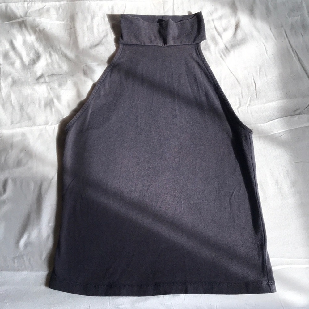 turtle neck tank top